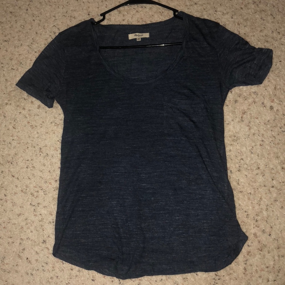 Madewell womans scoop pocket tee